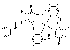 Dimethylanilinium tetrakis(pentafluorophenyl)borate Structure,118612-00-3Structure