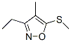 Isoxazole, 3-ethyl-4-methyl-5-(methylthio)-(9ci) Structure,118631-13-3Structure