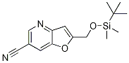 2-((Tert-butyldimethylsilyloxy)methyl)-furo[3,2-b]pyridine-6-carbonitrile Structure,1186310-75-7Structure