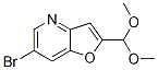 6-Bromo-2-(dimethoxymethyl)furo[3,2-b]pyridine Structure,1186311-21-6Structure