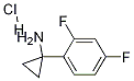 1-(2,4-Difluorophenyl)Cyclopropanamine hydrochloride Structure,1186663-18-2Structure