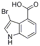 3-Bromo-1H-Indole-4-carboxylic acid Structure,1186663-26-2Structure