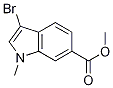 3-Bromo-1-methyl-1H-Indole-6-carboxylic acid methyl ester Structure,1186663-45-5Structure