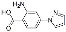 2-Amino-4-(1H-pyrazol-1-yl)Benzoic acid Structure,1186663-55-7Structure