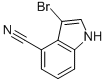 3-Bromo-1H-Indole-4-carbonitrile Structure,1186663-64-8Structure