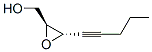 Oxiranemethanol, 3-(1-pentynyl)-, (2s-trans)-(9ci) Structure,118684-58-5Structure