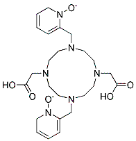 4,10-Bis[(1-oxido-2-pyridinyl)methyl]-1,4,7,10-tetraazacyclododecane-1,7-diacetic acid Structure,1187176-56-2Structure