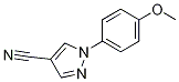 1-(4-Methoxyphenyl)-1h-pyrazole-4-carbonitrile Structure,118718-59-5Structure