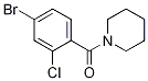 1-Bromo-3-chloro-4-(piperidinocarbonyl)benzene Structure,1187385-58-5Structure