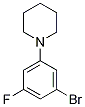 1-Bromo-3-fluoro-5-piperidinobenzene Structure,1187385-76-7Structure