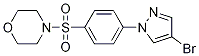 4-Bromo-1-(4-morpholinosulfonylphenyl)pyrazole Structure,1187385-89-2Structure