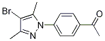 1-(4-Acetylphenyl)-4-bromo-3,5-dimethylpyrazole Structure,1187385-98-3Structure