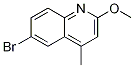 6-Bromo-2-methoxy-4-methylquinoline Structure,1187386-12-4Structure