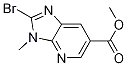 Methyl 2-bromo-3-methyl-3h-imidazo[4,5-b]pyridine-6-carboxylate Structure,1187830-49-4Structure