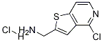 (4-Chlorothieno[3,2-c]pyridin-2-yl)methanamine hydrochloride Structure,1187830-62-1Structure