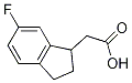 2-(6-Fluoro-2,3-dihydro-1h-inden-1-yl)aceticacid Structure,1188044-87-2Structure