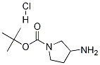 1-Boc-3-aminopyrrolidine hydrochloride Structure,1188263-70-8Structure