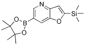 6-(4,4,5,5-Tetramethyl-1,3,2-dioxaborolan-2-yl)-2-(trimethylsilyl)furo[3,2-b]pyridine Structure,1188926-86-4Structure