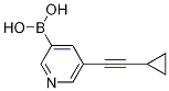 5-(Cyclopropylethynyl)pyridin-3-ylboronic acid Structure,1189372-89-1Structure