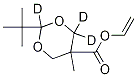 2-Tert-butyl-5-methyl-1,3-dioxane-5-carboxylic acid vinyl ester-d3 Structure,1189464-68-3Structure