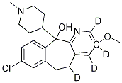 8-Chloro-3-methoxy-11-(1-methyl-4-piperidinyl)-6,11-dihydro-5h-benzo[5,6]-cyclohepta[1,2-b]pyridin-11-ol-d4 Structure,1189492-69-0Structure