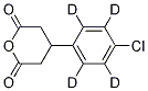 3-(4-Chlorophenyl-d4)glutaric anhydride Structure,1189700-43-3Structure