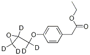 4-(2-Oxiranylmethoxy-d5)benzeneacetic acid ethyl ester Structure,1189858-70-5Structure