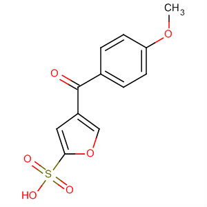 4-(4-Methoxybenzoyl)-2-furansulfonic acid Structure,118993-75-2Structure