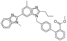 Methyl 4’-[[2-n-Propyl-4-methyl-6-(1-methylbenzimidazol-2-yl)-benzimidazol-1-yl]methyl]biphenyl-2-carboxylate-d3 Structure,1189944-53-3Structure