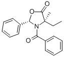 (2S,4r)-3-benzoyl-4-ethyl-4-methyl-2-phenyl-oxazolidin-5-one Structure,118995-18-9Structure