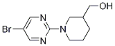 [1-(5-Bromopyrimidin-2-yl)piperidin-3-yl]methanol Structure,1189973-29-2Structure