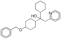 1-Cyclohexyl-1-(4-benzyloxycyclohexyl)-2-(2-pyridinyl)ethanol Structure,1189997-39-4Structure