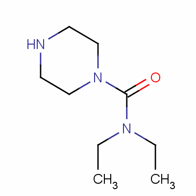 Piperazine-1-carboxylic acid diethylamide Structure,119-54-0Structure