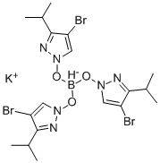 Hydrotris(3-isopropyl-4-bromopyrazol-1-yl)borate,potassium salt Structure,119009-98-2Structure