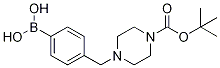 4-[(4-(Tert-butoxycarbonyl)piperazin-1-yl)methyl]phenylboronic acid Structure,1190095-10-3Structure