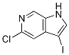 5-Chloro-3-iodo-1h-pyrrolo[2,3-c]pyridine Structure,1190310-51-0Structure