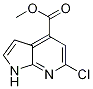 6-Chloro-7-azaindole-4-carboxylic acid methyl ester Structure,1190312-37-8Structure