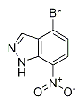 1H-indazole,4-bromo-7-nitro- Structure,1190319-86-8Structure