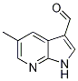 5-Methyl-1h-pyrrolo[2,3-b]pyridine-3-carbaldehyde Structure,1190321-17-5Structure