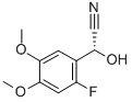 (2-Fluoro-4,5-dimethoxyphenyl)-(r)-hydroxyacetonitrile Structure,119085-63-1Structure