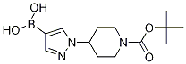 1-(1-Boc-piperidino)pyrazole-4-boronic acid Structure,1190875-39-8Structure