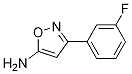 3-(3-Fluorophenyl)-5-isoxazolamine Structure,119162-50-4Structure