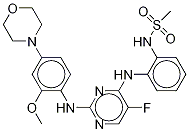 N-(2-(2-(2-methoxy-4-morpholinophenylamino)-5-fluoropyrimidin-4-ylamino)phenyl)methanesulfonamide Structure,1191911-26-8Structure