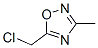 5-(Chloromethyl)-3-methyl-1,2,4-oxadiazole Structure,1192-81-0Structure