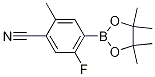 5-Fluoro-2-methyl-4-(4,4,5,5-tetramethyl-1,3,2-dioxaborolan-2-yl)benzonitrile Structure,1192023-08-7Structure