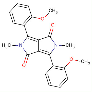 3,6-Bis-(2-methoxyphenyl)-2,5-dihydro-2-methylpyrrolo<3,4-c>pyrrole-1,4-dione Structure,119273-55-1Structure