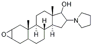 2a,3a-Epoxy-16b-(1-pyrrolidinyl)-5a-androstan-17b-ol Structure,119302-19-1Structure