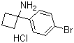 1-(4-Bromophenyl)cyclobutaminehydrochloride Structure,1193389-40-0Structure