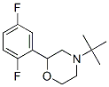 4-Tert-butyl-2-(2,5-difluorophenyl)-morpholine Structure,119508-55-3Structure