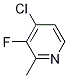 4-Chloro-3-fluoro-2-methylpyridine Structure,1195251-01-4Structure